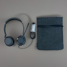 Jabra Evolve2 30 MS 2 Built-in Microphones Wired Headset Black USB-C Open Box 