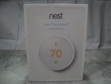 Nest Thermostat E Smart WiFi Programmable Thermostat White T4000ES New Unopened