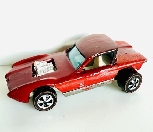 Hot Wheels Redline 1967 Python HK Kid Painted Red/Orange with White Interior - Picture 2 of 7