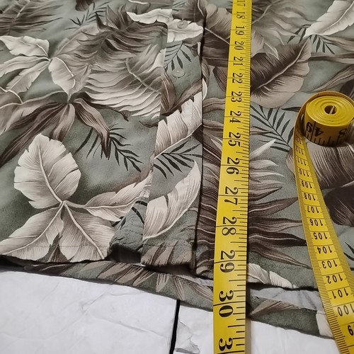Camicia hawaiana Campia Moda verde medio floreale manica corta 100% rayon - Foto 5 di 5
