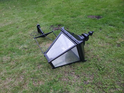 Sehr große Außenwandlampe/Leuchte/Laterne im viktorianischen Stil Remise Garten. - Bild 9 von 10