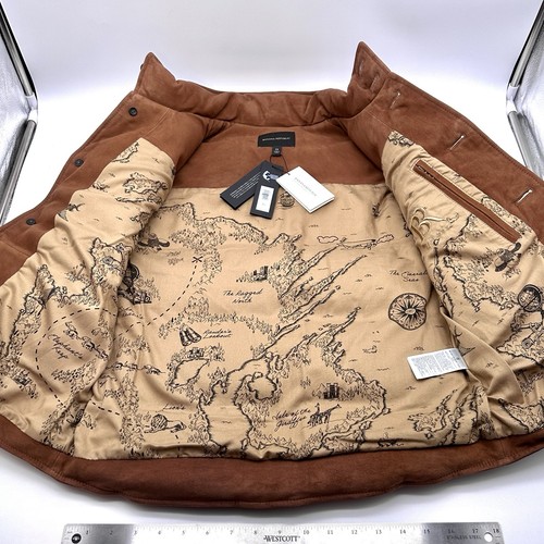 Banana Republic Heritage Suede Vest FW22 Men’s XS NWT MSRP $450 Made In Korea - Picture 3 of 9