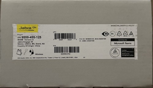Jabra Engage 55 USB-A , BRAND NEW! (9559-455-125) - Picture 3 of 10