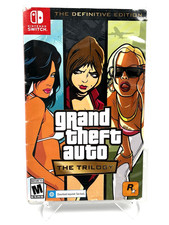 Grand Theft Auto Trilogy Definitive Edition - Nintendo Switch - CIB - Tested