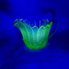 Rare Depression Uranium Glass Lily Pons Creamer by Indiana Glass Light Green