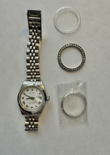 Rolex 26mm Ladies Datejust 79160 with Roman Dial. Original Box and Papers - Picture 2 of 7