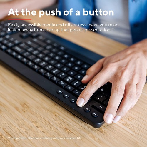 Trust Trezo Wireless Keyboard and Mouse Set, QWERTY UK Layout, Sustainable Desig - 第 8/10 張圖片