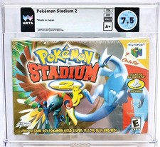 POKEMON STADIUM 2 Nintendo 64 N64 WATA 7.5 A+ Factory Sealed Not CGC VGA LOW POP