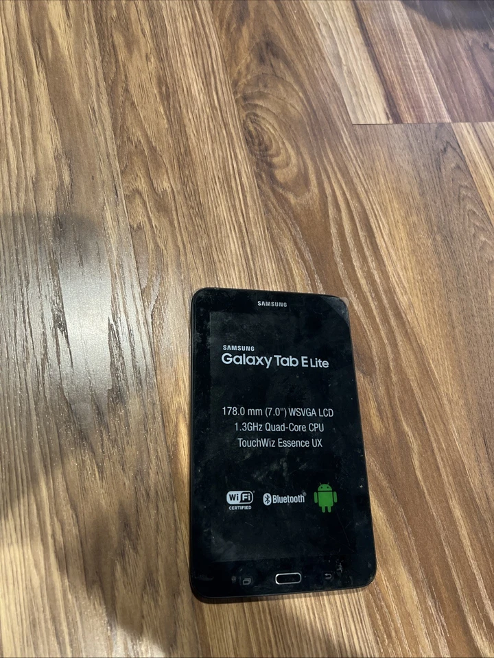 Samsung Galaxy Tab E Lite 8GB Black SM-T113 - Image 3 of 4