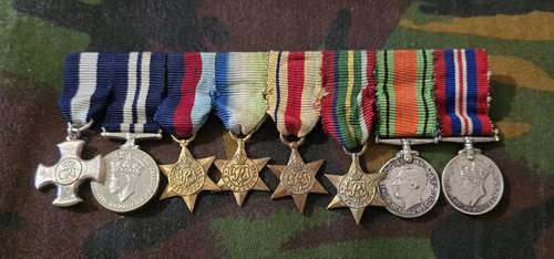 WW2 Miniature DSC Medal Group Of Eight