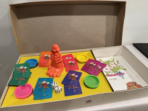SPLAT VINTAGE! Gioco da tavolo 1990 Milton Bradley completo di pasta essiccata - Foto 7 di 8
