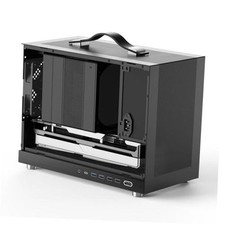 Shiny Snake G300 16.8L MESH Portable SFF Desktop Gaming PC Chassis - Black