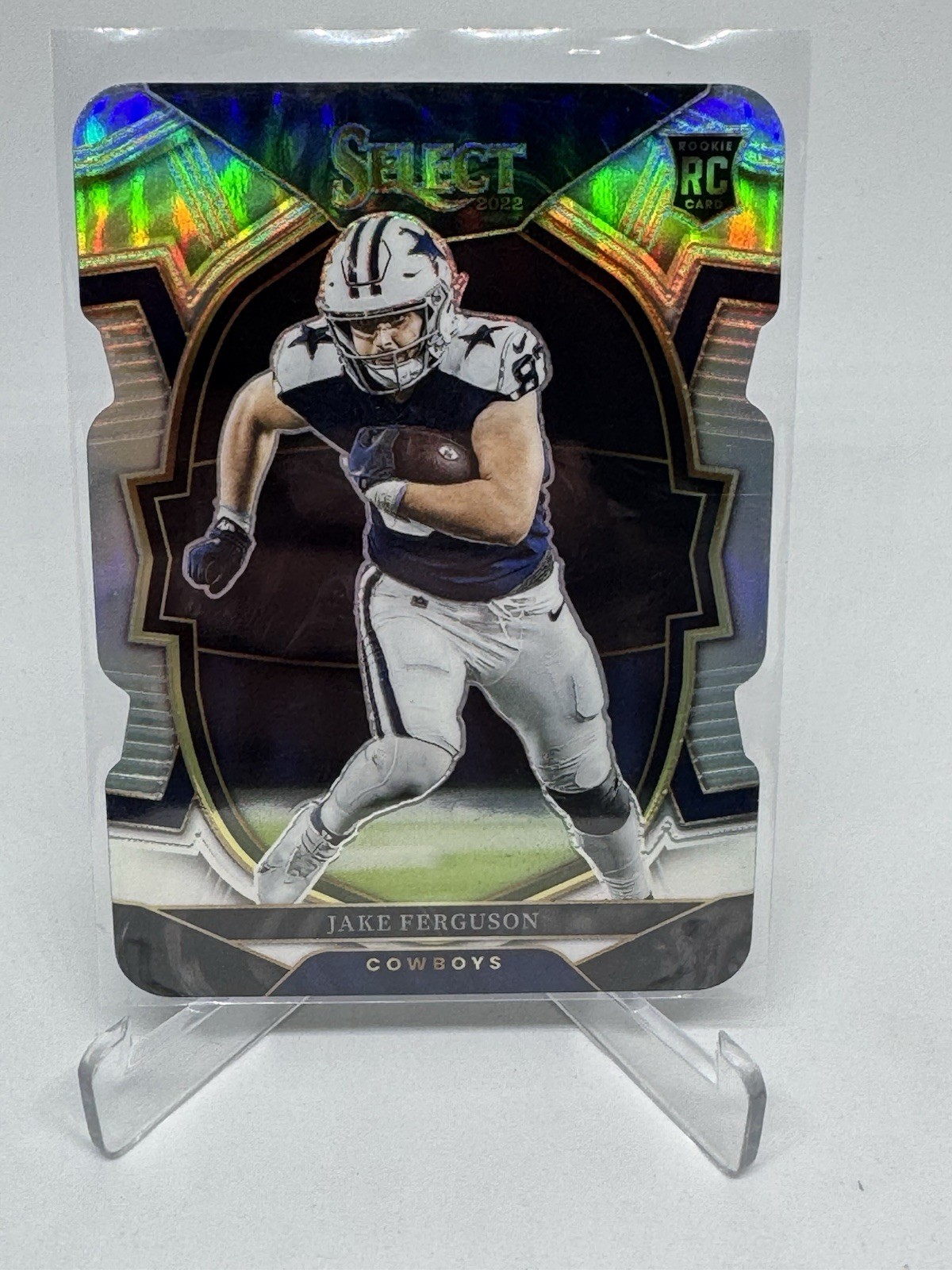 2022 Panini Select Concourse #87 Jake Ferguson Rookie Die-Cut Silver (RC)