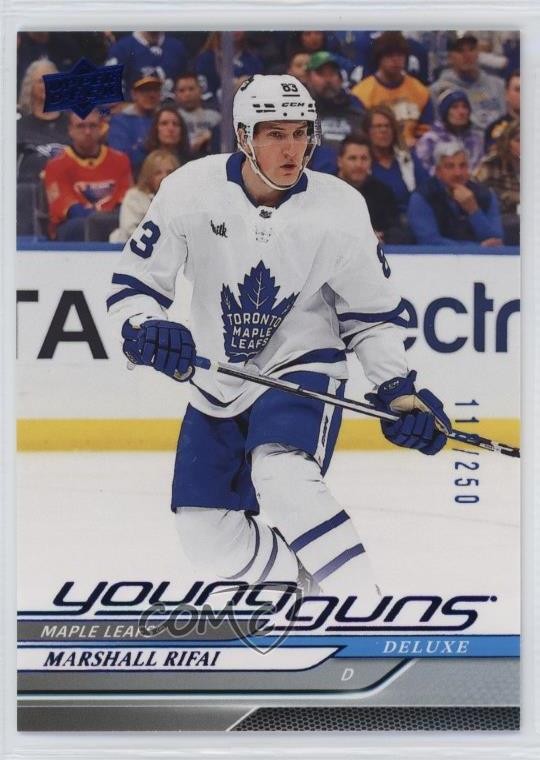 2024-25 Upper Deck Series 1 Young Guns Deluxe /250 Marshall Rifai #237 Rookie RC