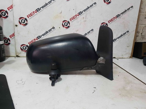 Volkswagen Sharan MK1 2000-2003 Passenger Ns Wing Mirror Black Lc9z Manual - Picture 1 of 10