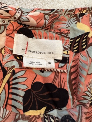 Anthropologie size 3X The Somerset maxi dress has pockets pullover floral print - Afbeelding 3 van 4