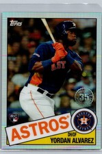 Yordan Alvarez 85TC-4 2020 Topps Chrome 1985 Topps Baseball Houston Astros Card