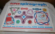 Hasbro Super Spirograph Design Set Drawing 50th Anniversary Edition Gold Wheel