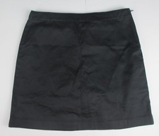 LANDS END Black School Uniform Chino Above Knee Skort Girls 14 NEW