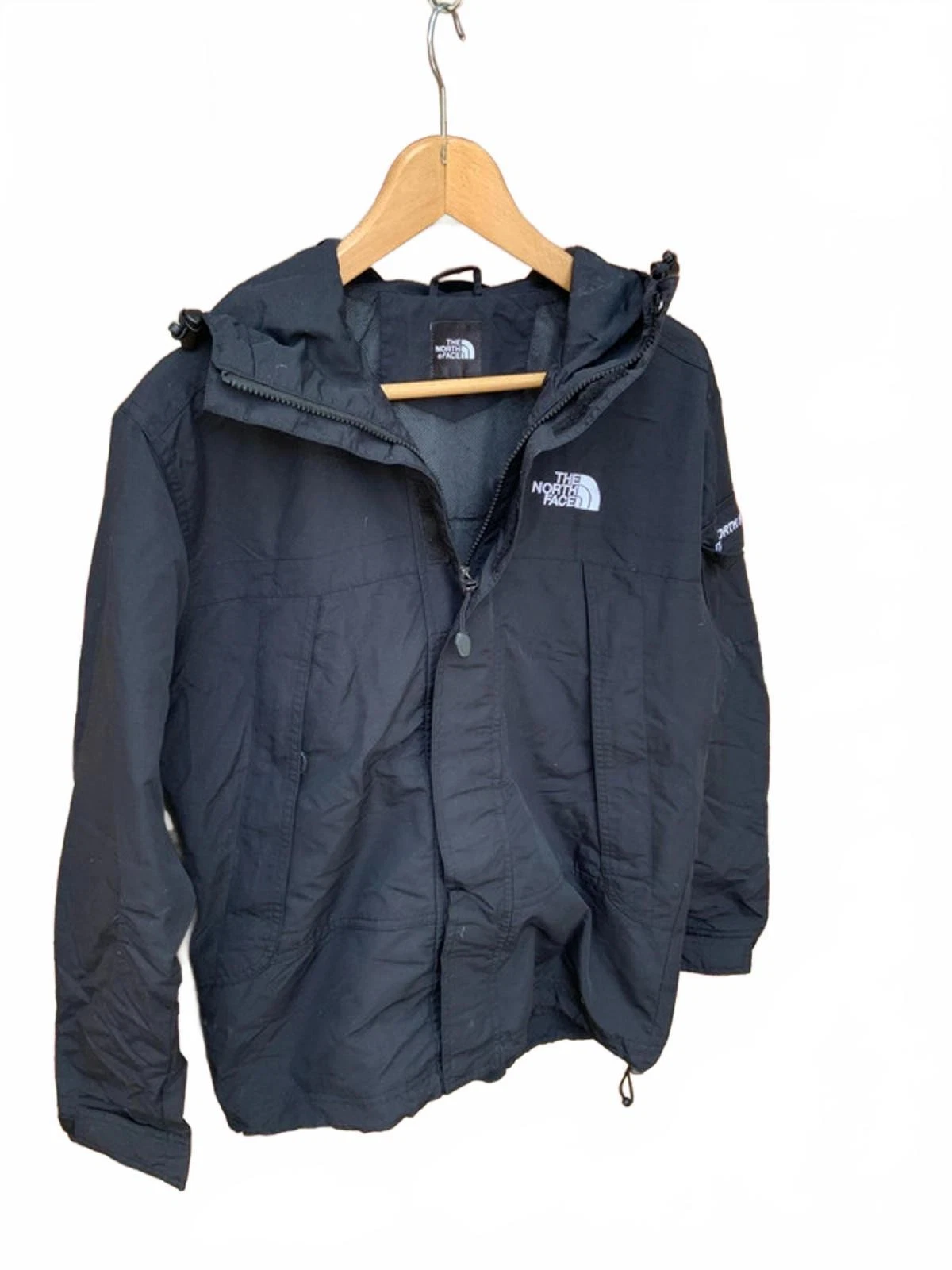 The North Face Black Waterproof Hooded Jacket Size Xs Outdoor Coat