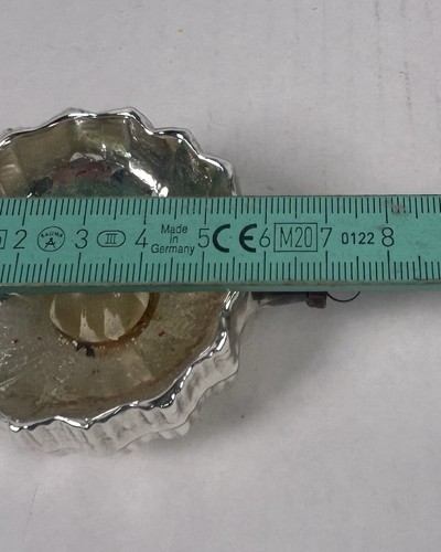 1526/25 1x alter Christbaumschmuck Weihnachtsschmuck Reflexkugel - Picture 6 of 6