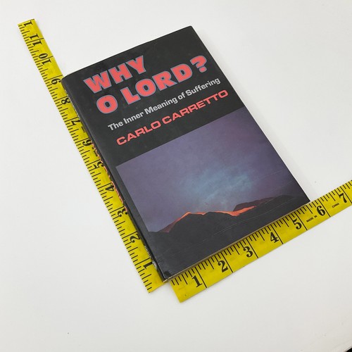 Why O Lord Carlo Carretto Hardcover Book 1986 Christian Spirituality Suffering - Imagen 17 de 22