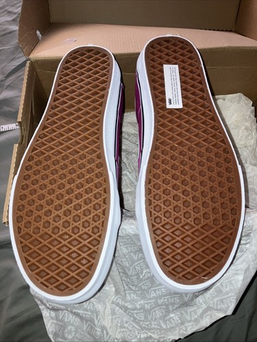 Vans Men’s Sk8 High Fuchsia Red/true White Size 10.5 - Picture 3 of 7
