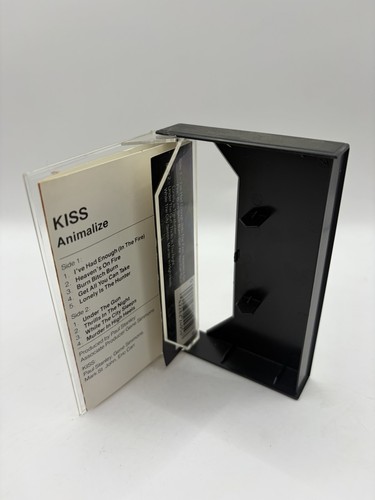 KISS  Animalize Cassette Tape Paper Labels - Picture 3 of 10