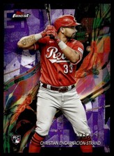 2024 Finest Purple Refractor Christian Encarnacion-Strand 248/250 Cincinnati