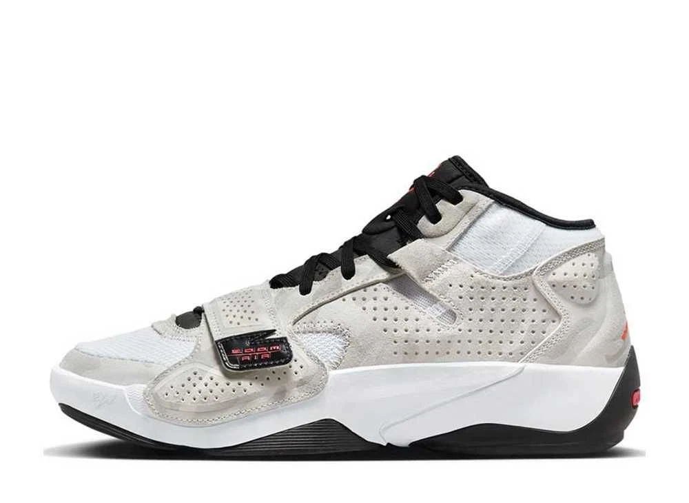 Nike Jordan Zion 2 bianche flash cremisi mai usate