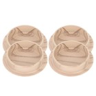 4Pcs Caster Cups for Furniture Felt Furniture Sliders for Hardwood Floors