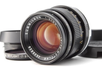Near MINT] Leica Summicron M 50mm f/2 Ver.3 Black From JAPAN