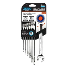 Allied International Zero Degree 7-Piece Metric Gearless Ratchet Wrench Set