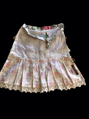 Vintage Paket 7 Halbschürzen 50er 60er Tasche transparent Blumen Gingham Country Chic - Bild 17 von 23