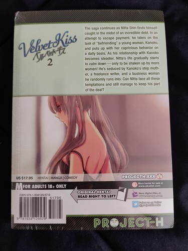 SEALED & ENGLISH Velvet Kiss Vol. 2 Manga H3tai George Project-H Anime - Bild 2 von 3