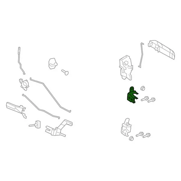 For Ram 3500 2011-2024 Ram 68058523AA Rear Left Upper Door Hinge Foto 4 de 4