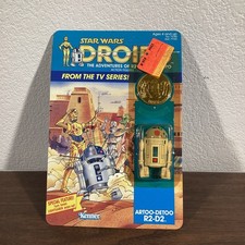 1985 Kenner Star Wars Droids Tv  R2-D2 Vintage  Unpunched  With Coin