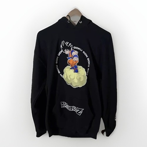 DRAGON BALL Z Black Hoodie Mens Large Bird Studio Son Goku