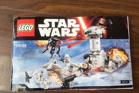 Lego Star Wars Hoth Attack Box And Instructions ONLY