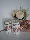 Handmade Robins hot chocolate/ marshmallows storage jar set ☆Christmas ☆ Robin ☆