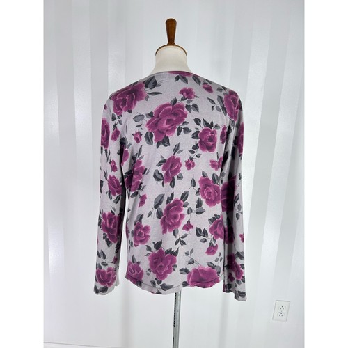 JONES NEW YORK Women’s Floral Print Top Sz XL - Picture 4 of 9