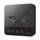 M2 For SATA Docking Station Dual Bay SSD Copier with One Click Offline Cloning