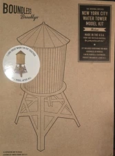 Boundless Brooklyn, Inc. New York City Water Tower Model Kit 10 3/4” Tall - New