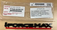 OEM 2024-25 LAND CRUISER i-FORCE MAX BLACKOUT EMBLEM OVERLAY