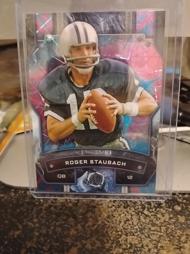 2025 Topps Resurgence #27 Roger Staubach Sky Blue & Pink Shock Cowboys.