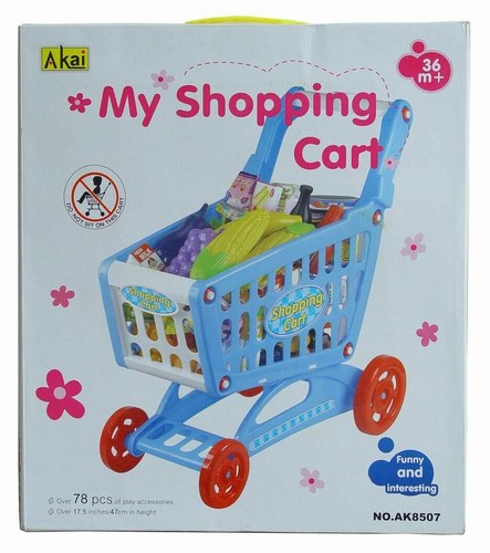 Kids Children Shopping Cart SuperMarket Trolley Toys - Picture 4 of 4