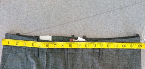 Gap Straight Fit Favorite Trouser Stretch Size 12 Gray Plaid New With Tags - Picture 6 of 7