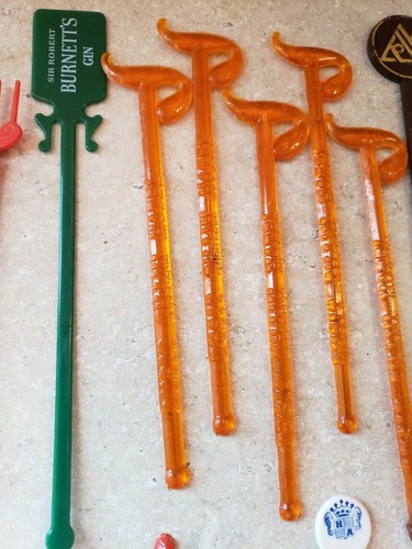 Posten 74 Vintage Rührstäbchen Rührstäbchen, Fluggesellschaften Kreuzfahrt Hotels, International - Bild 9 von 10