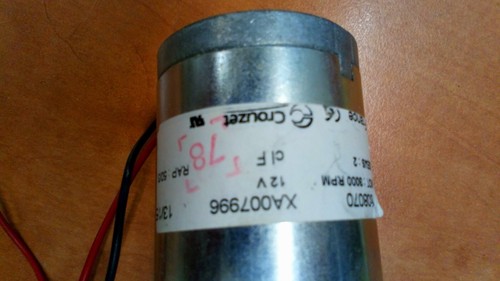 MOTOREDUCTEUR CC Crouzet, 24 V c.c 15,6 W 5 tr/min, diam. arbre 8mm - Photo 2/2