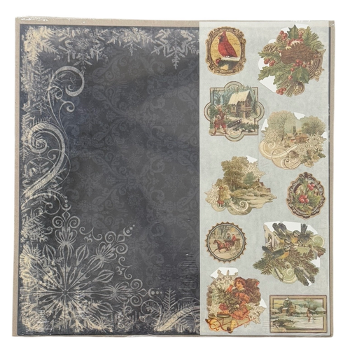 Creative Memories 12x12 Winter Additions Pack with Paper, Photo Mats, Stickers - Picture 2 of 2